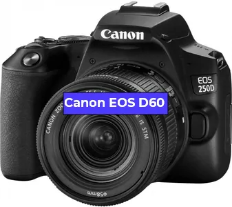 Ремонт фотоаппарата Canon EOS D60 в Самаре
